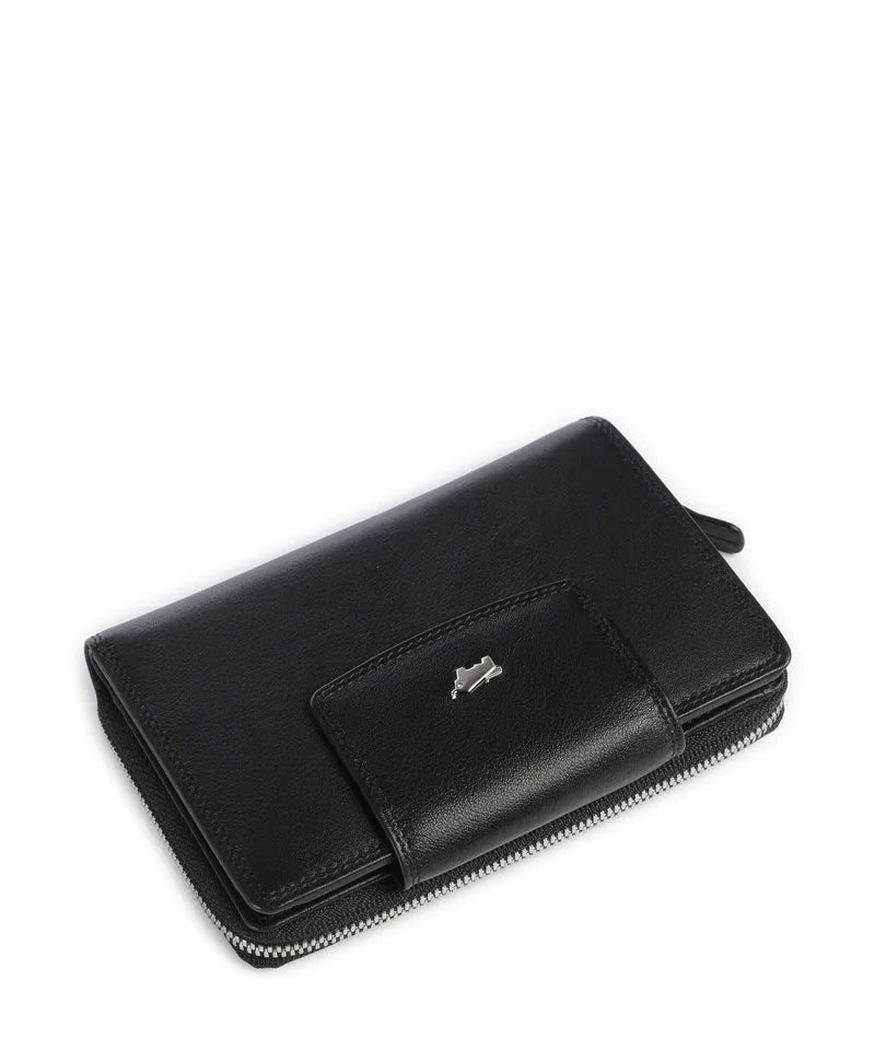 Braun Büffel Golf Portefeuille schwarz
