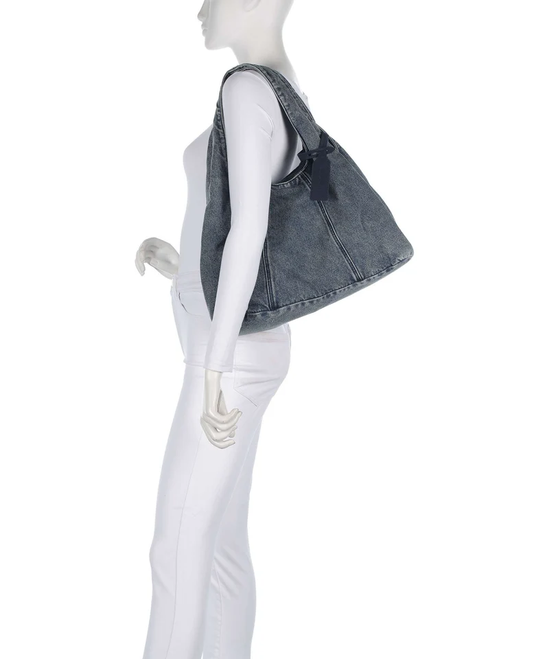 Les Visionnaires Paz Denim Essential Sac fourre-tout washed denim