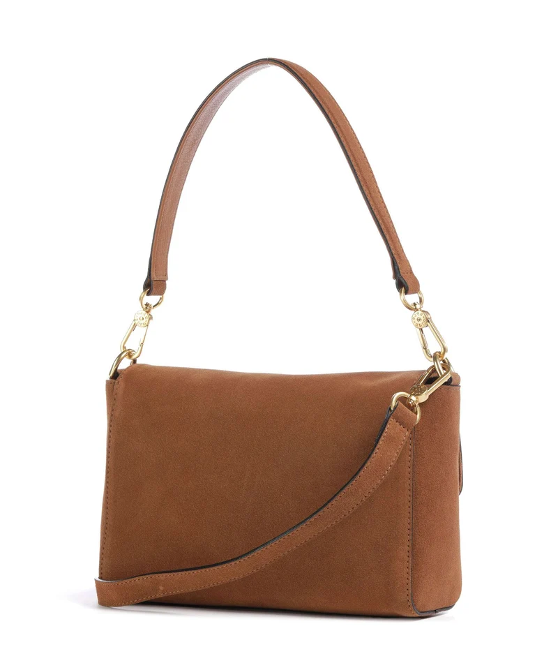 Abro Suede Temi Sac porté épaule cuoio