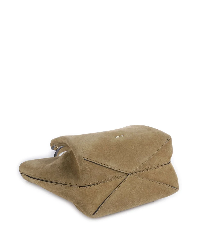 Abro Suede Essential Small Sac à main mud