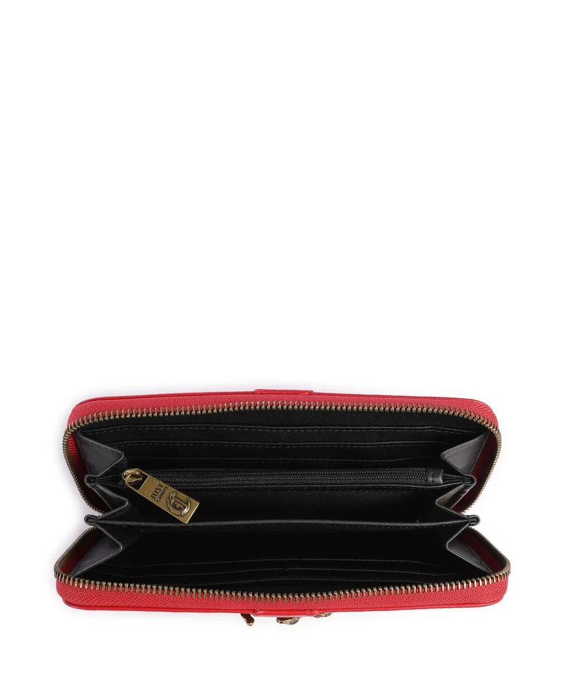 Just Cavalli Iconic Snakes Portefeuille tango red