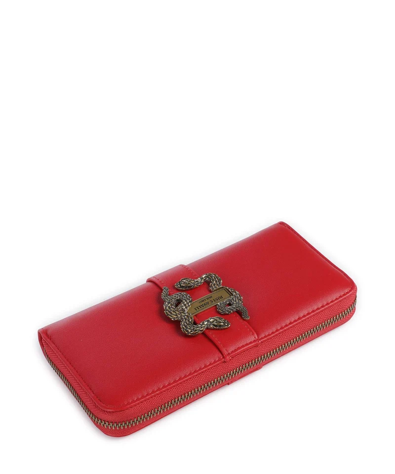 Just Cavalli Iconic Snakes Portefeuille tango red