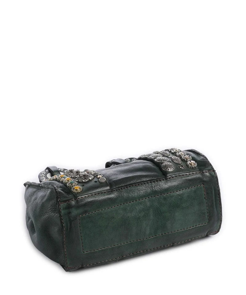 Campomaggi Sac bandoulière green bottle