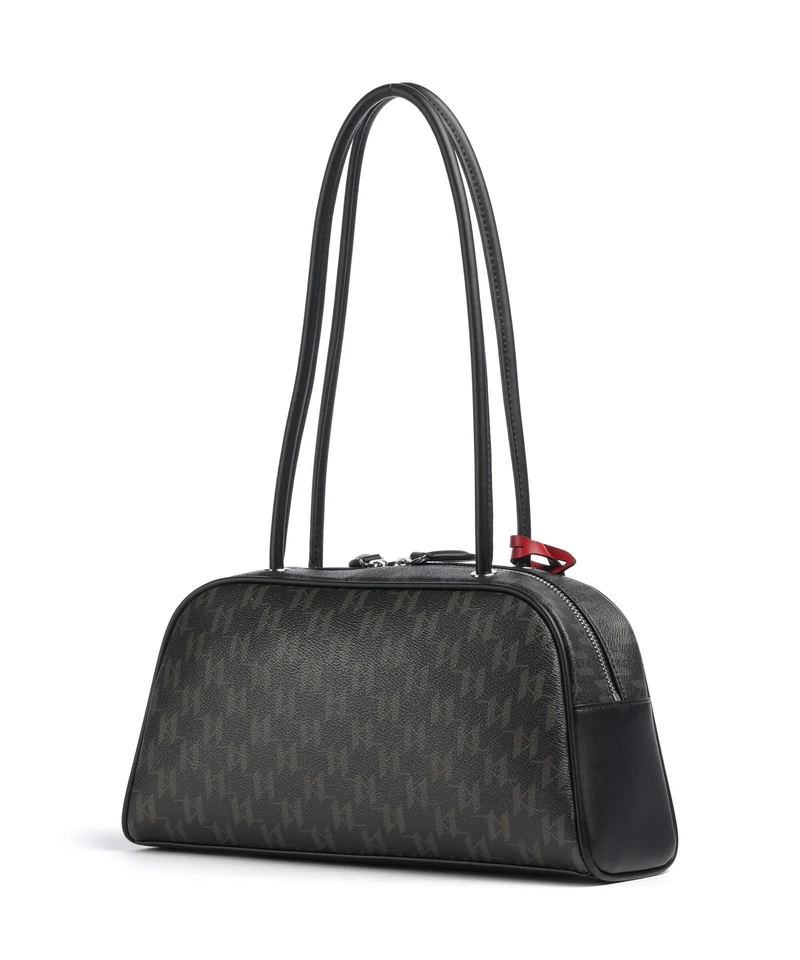 Karl Lagerfeld Ikon Monogram Sac porté épaule brown/kl mono