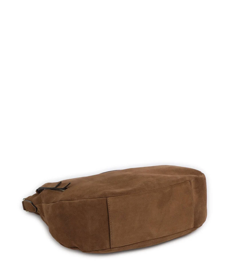 Abro Suede Juna Small Sac fourre-tout camel