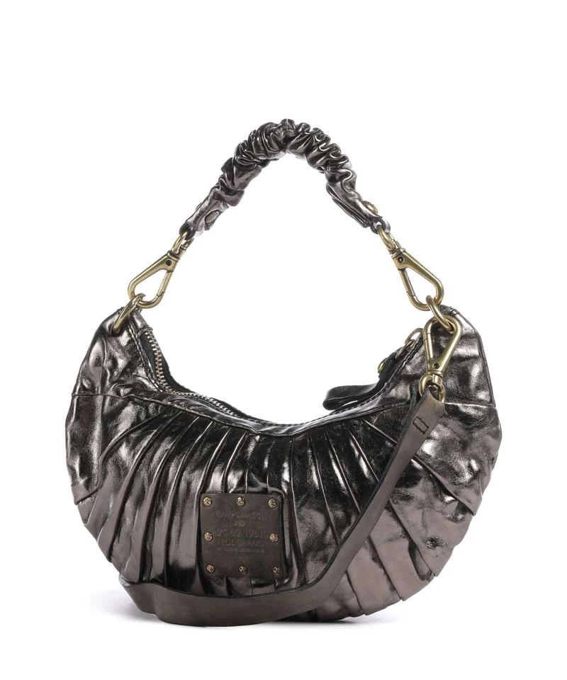 Campomaggi Sac porté épaule lead grey
