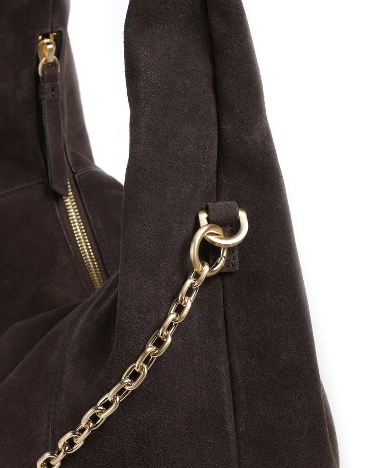 Les Visionnaires Jade Cozy Chain Sac fourre-tout dark brown