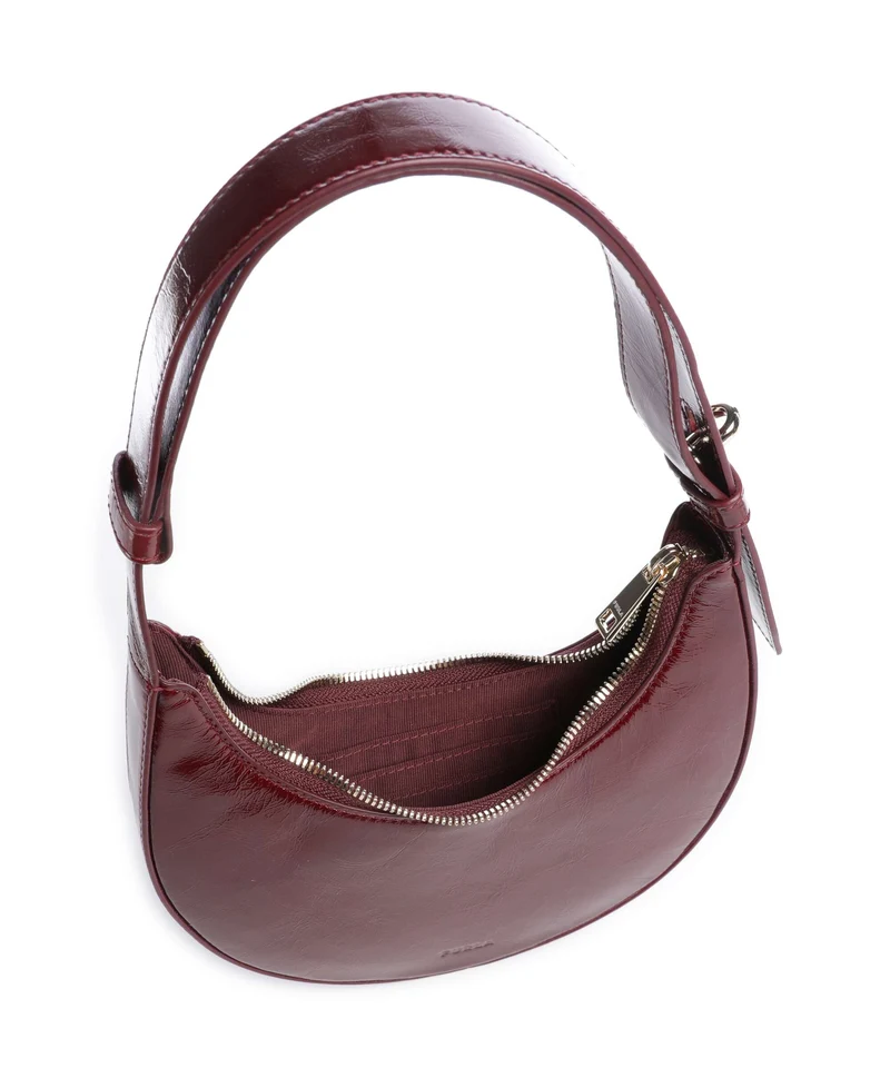 Furla Delizia Mini Sac porté épaule rubino