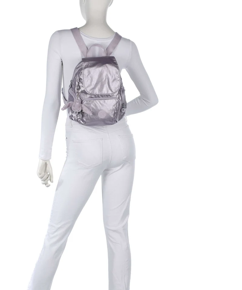 Kipling Basic City Zip Mini Sac à dos lilac moon/metallic