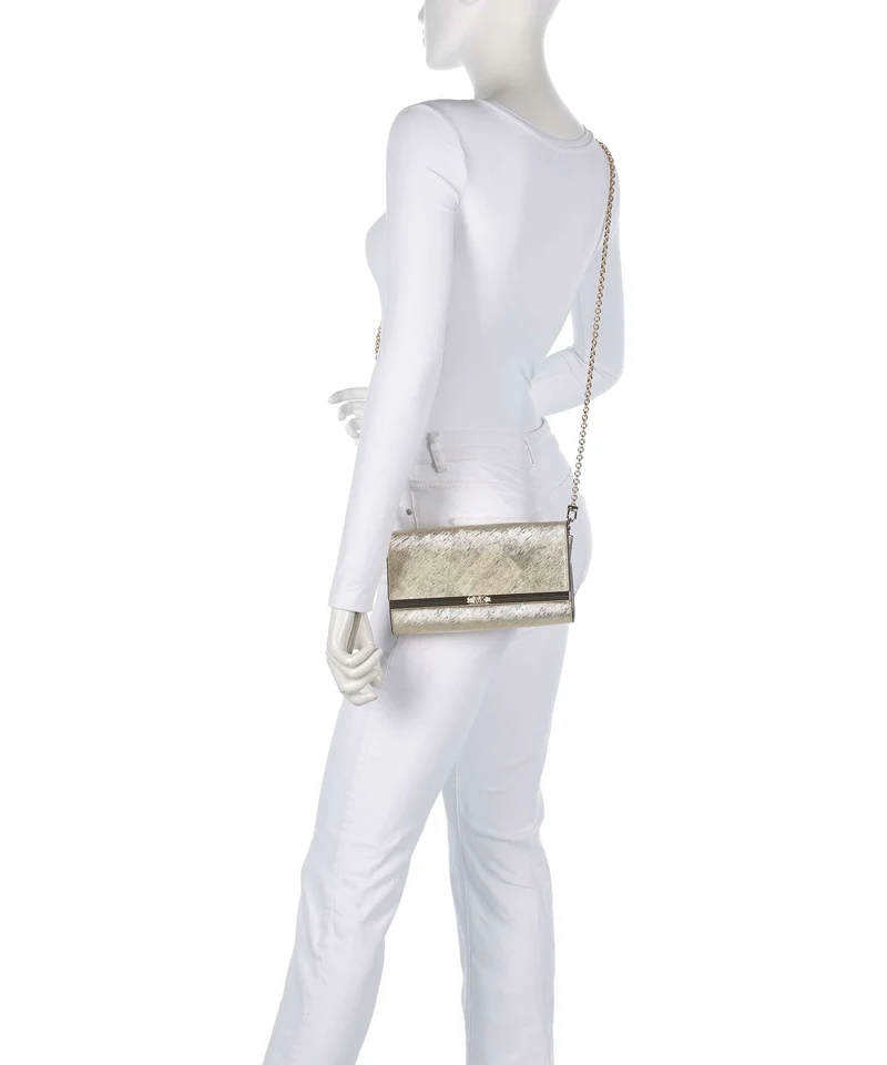 Michael Kors Mona Large Sac bandoulière pale gold