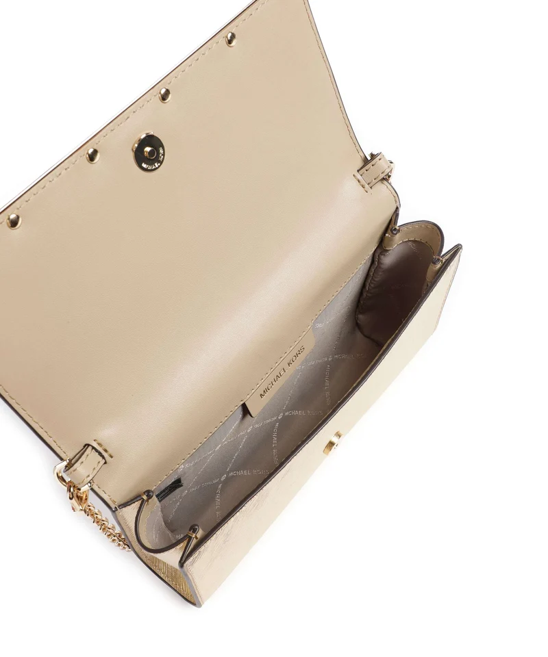 Michael Kors Mona Large Sac bandoulière pale gold