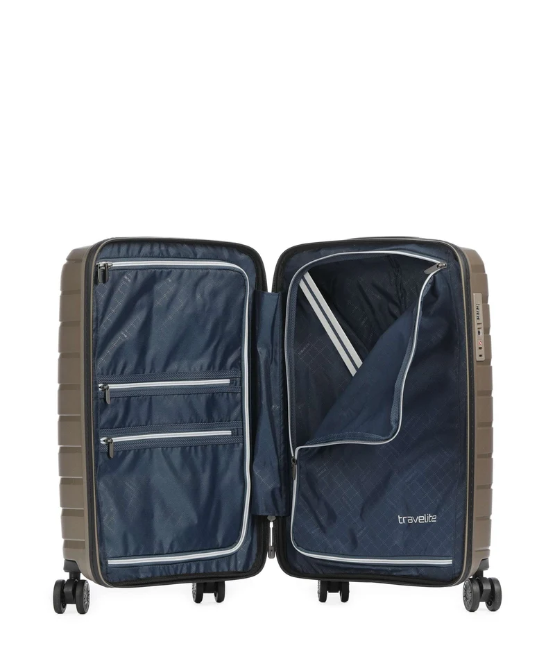 Travelite Air Base Valise 4 roues champagne