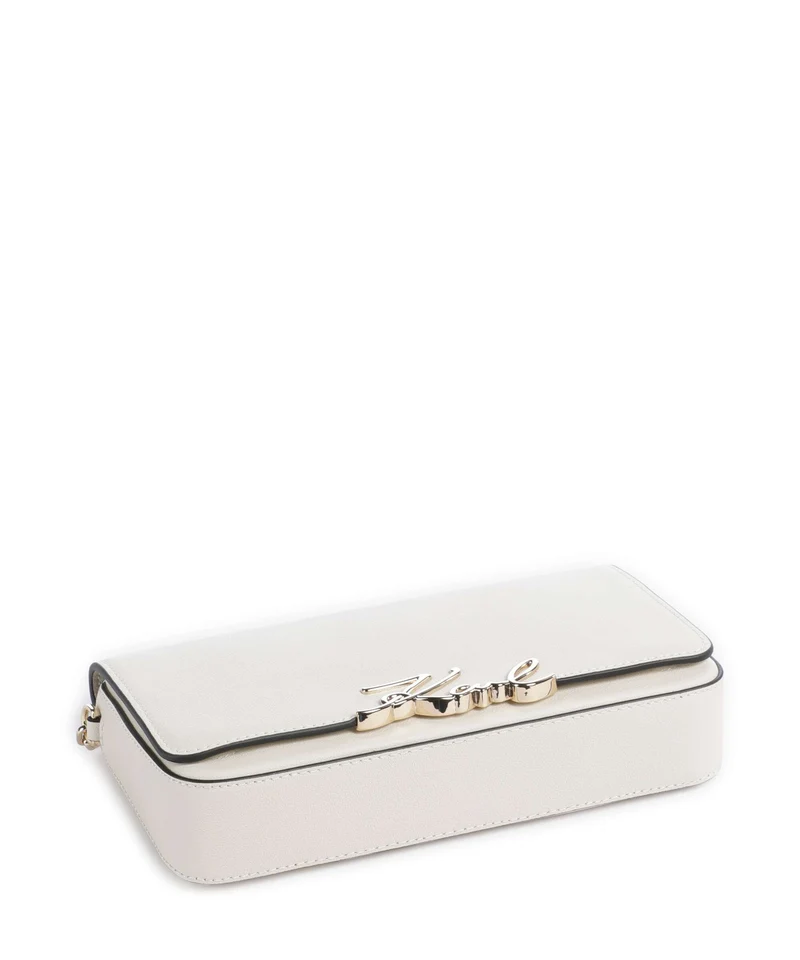Karl Lagerfeld K/Signature Sac porté épaule off white