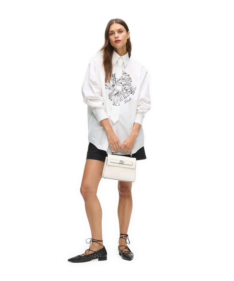Karl Lagerfeld K/Autograph Small Sac à main off white