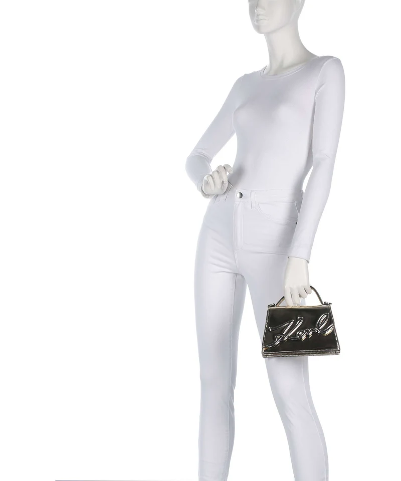 Karl Lagerfeld K/Signature 2.0 Sac bandoulière light gold
