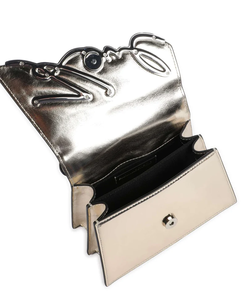 Karl Lagerfeld K/Signature 2.0 Sac bandoulière light gold
