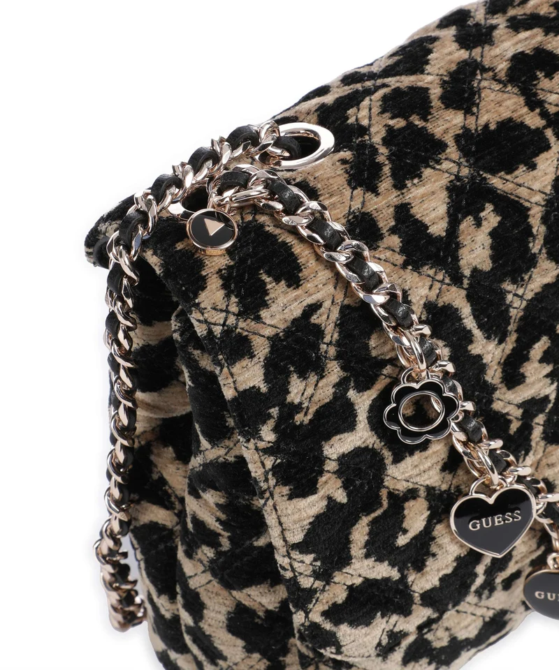 Guess Giully Sac porté épaule leopard