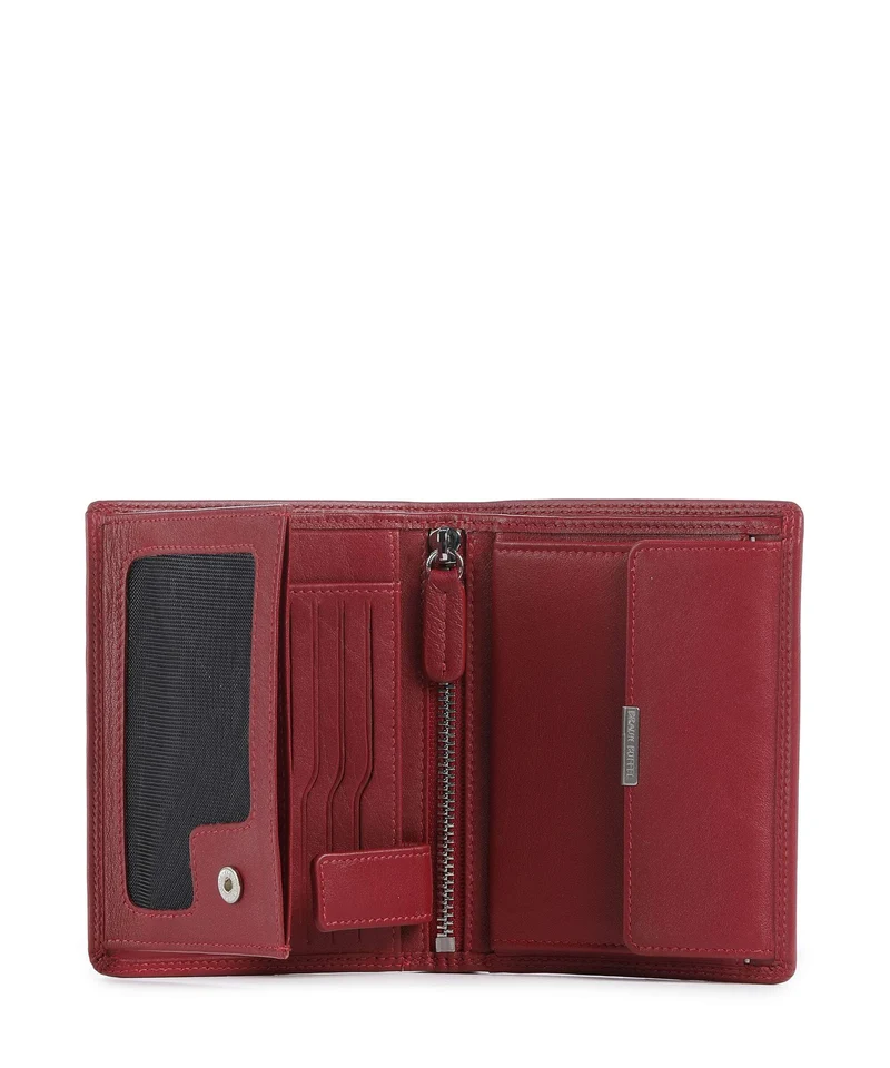 Braun Büffel Golf Portefeuille rot