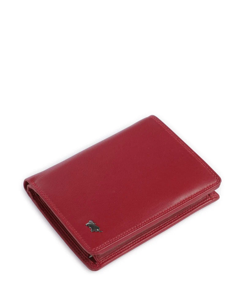 Braun Büffel Golf Portefeuille rot