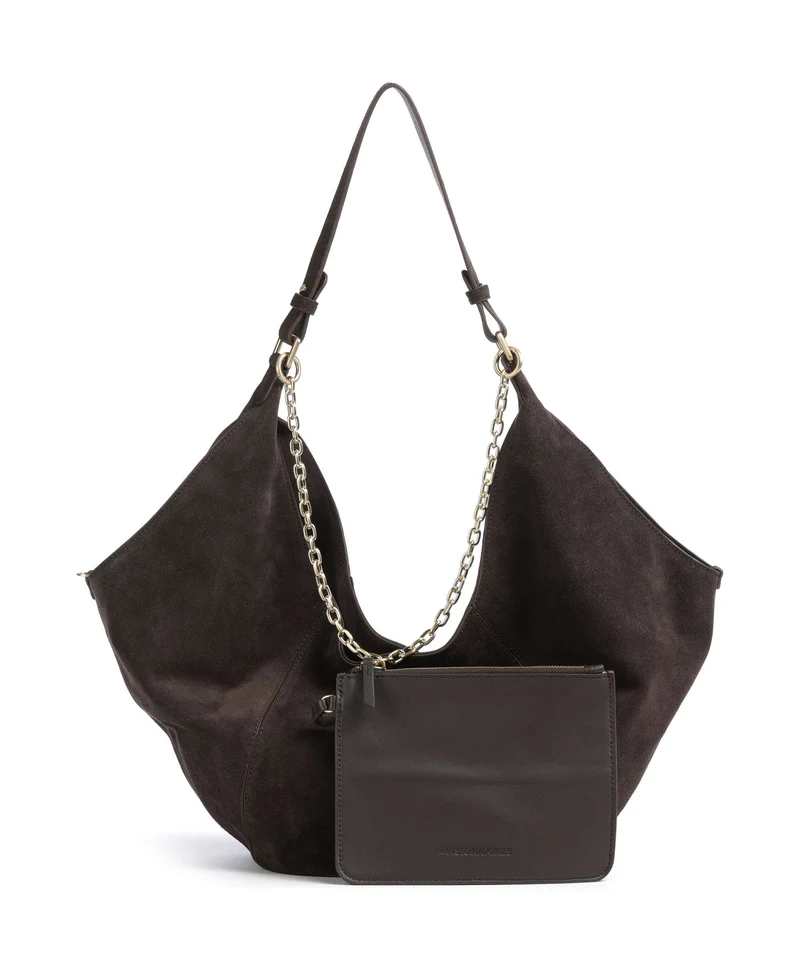 Les Visionnaires Amelie Cozy Chain Sac fourre-tout dark brown