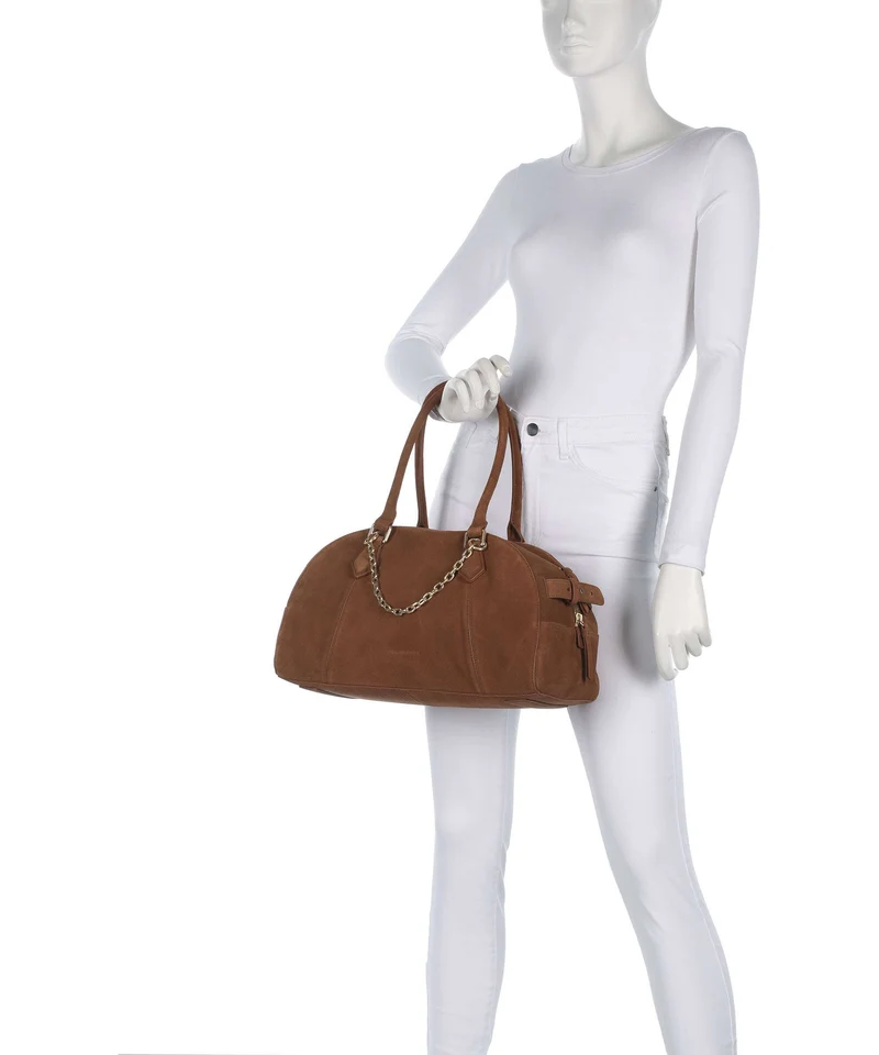 Les Visionnaires Odette Cozy Chain Sac à main cognac