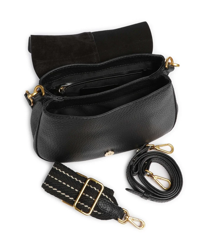 Gianni Chiarini Helena Round Sac porté épaule nero