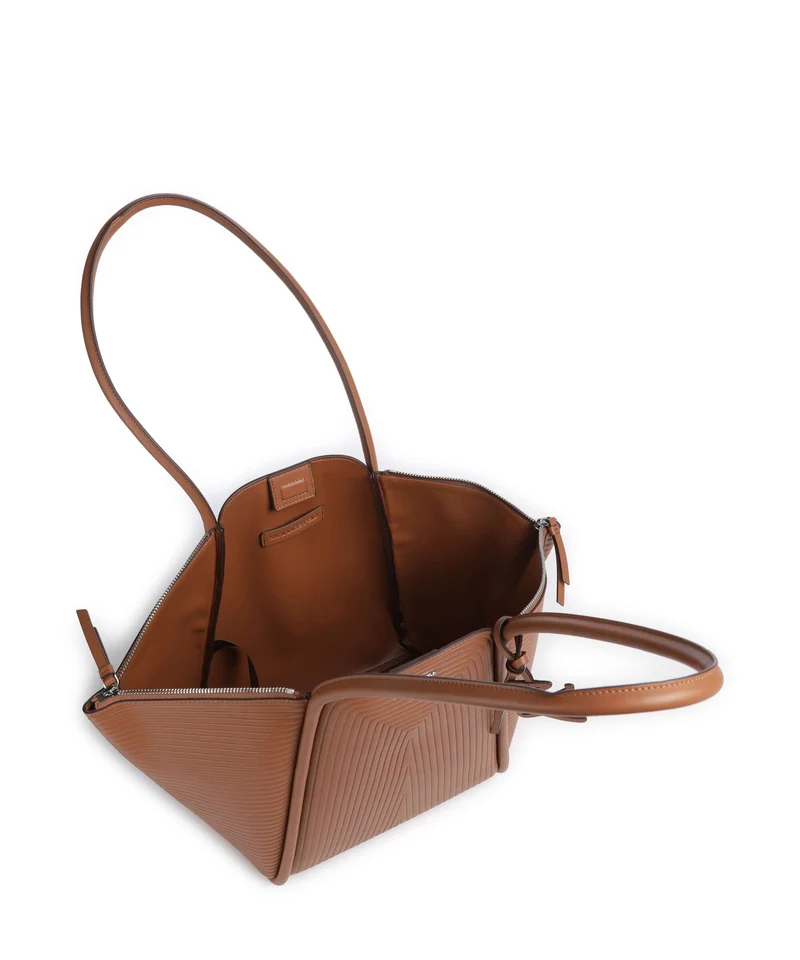 Karl Lagerfeld K/Wellen Medium Cabas dark tan
