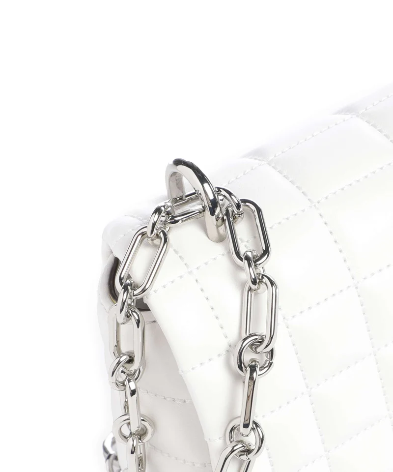 Michael Kors Tribeca Small Sac porté épaule optic white