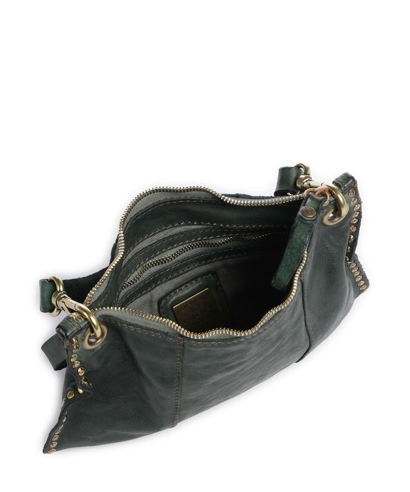 Campomaggi Sac bandoulière green bottle
