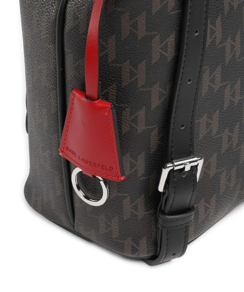 Karl Lagerfeld Ikon Monogram Small Sac à dos brown/kl mono