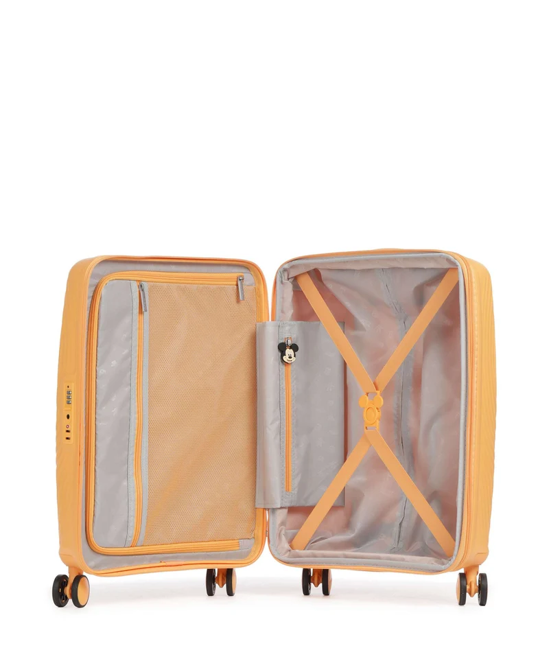 American Tourister Mickey Magic Valise 4 roues mickey peachy orange