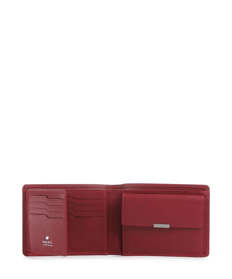 Braun Büffel Golf Portefeuille rot