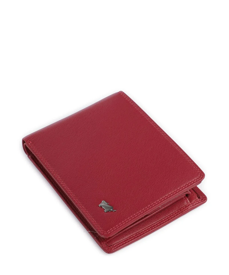 Braun Büffel Golf Portefeuille rot