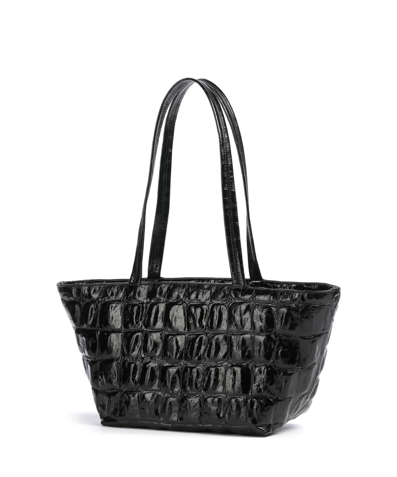 Abro Maxi Cocco Alba Sac porté épaule black/nickel
