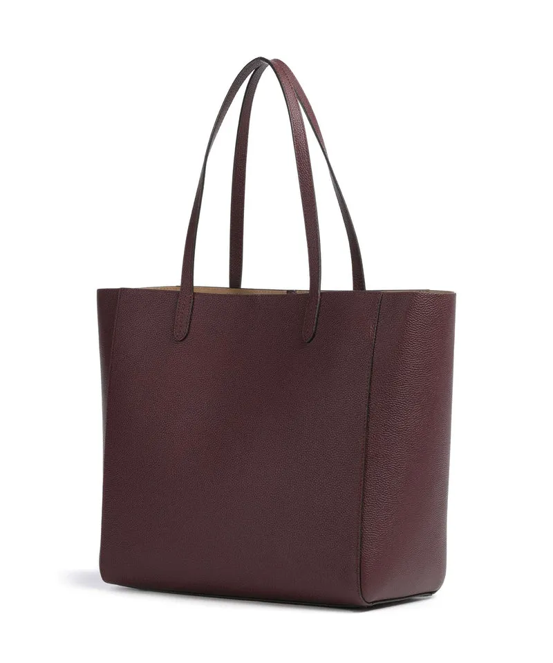 Lauren Ralph Lauren Cameryn Large Cabas dark garnet