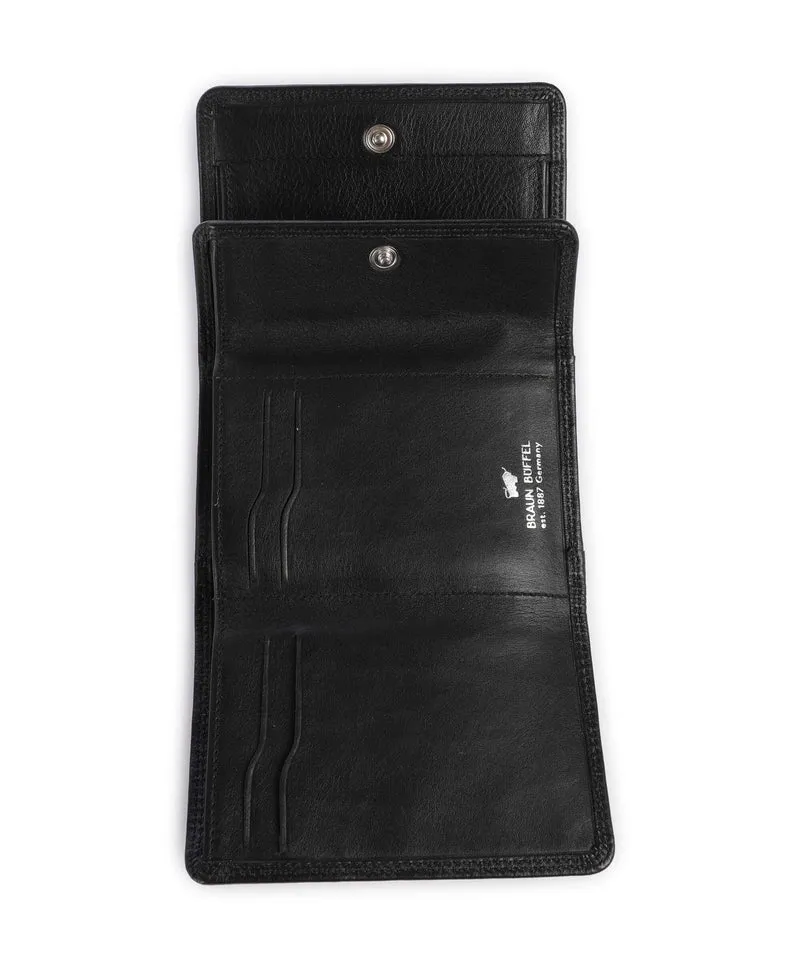 Braun Büffel Golf Portefeuille schwarz