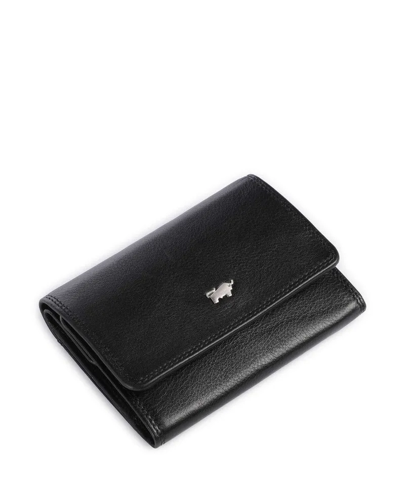 Braun Büffel Golf Portefeuille schwarz