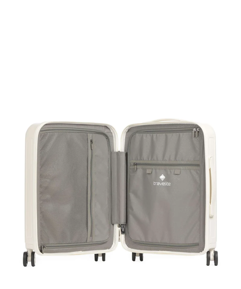 Travelite Panello Valise 4 roues ivory