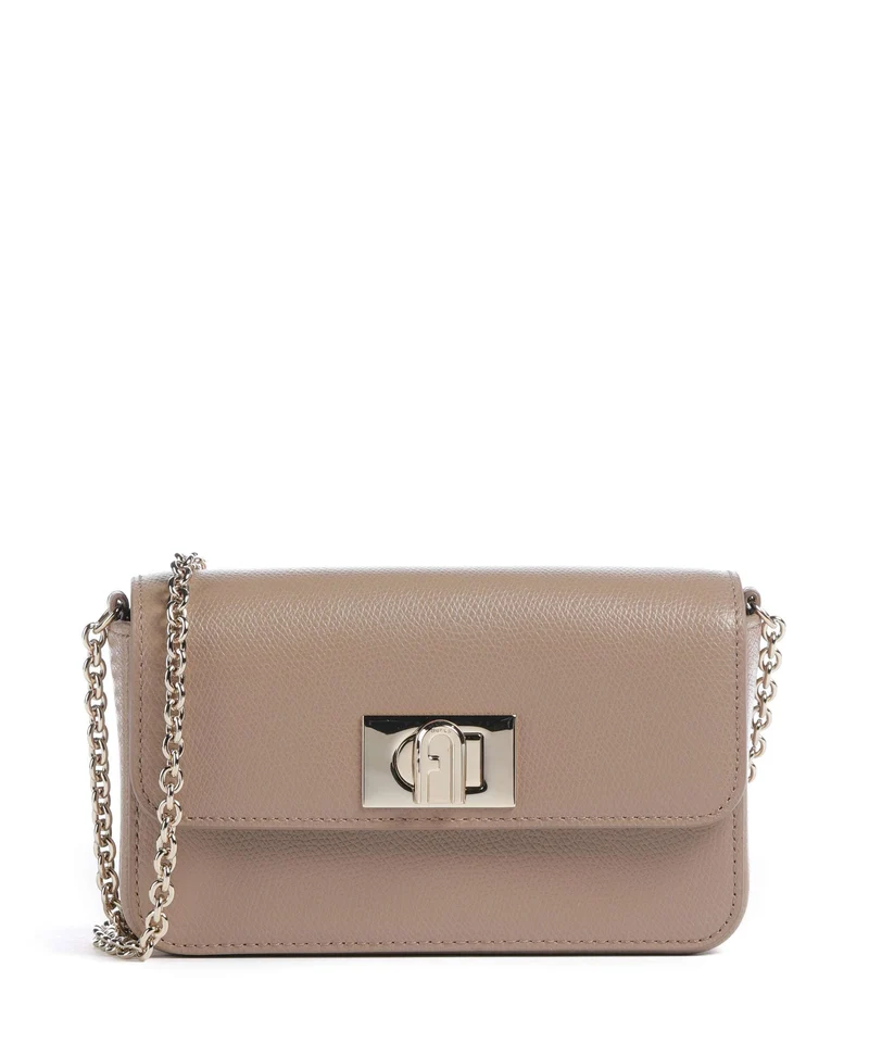 Furla 1927 Mini Sac bandoulière greige