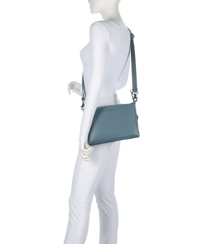 Mandarina Duck Mellow Leather Sac bandoulière iron