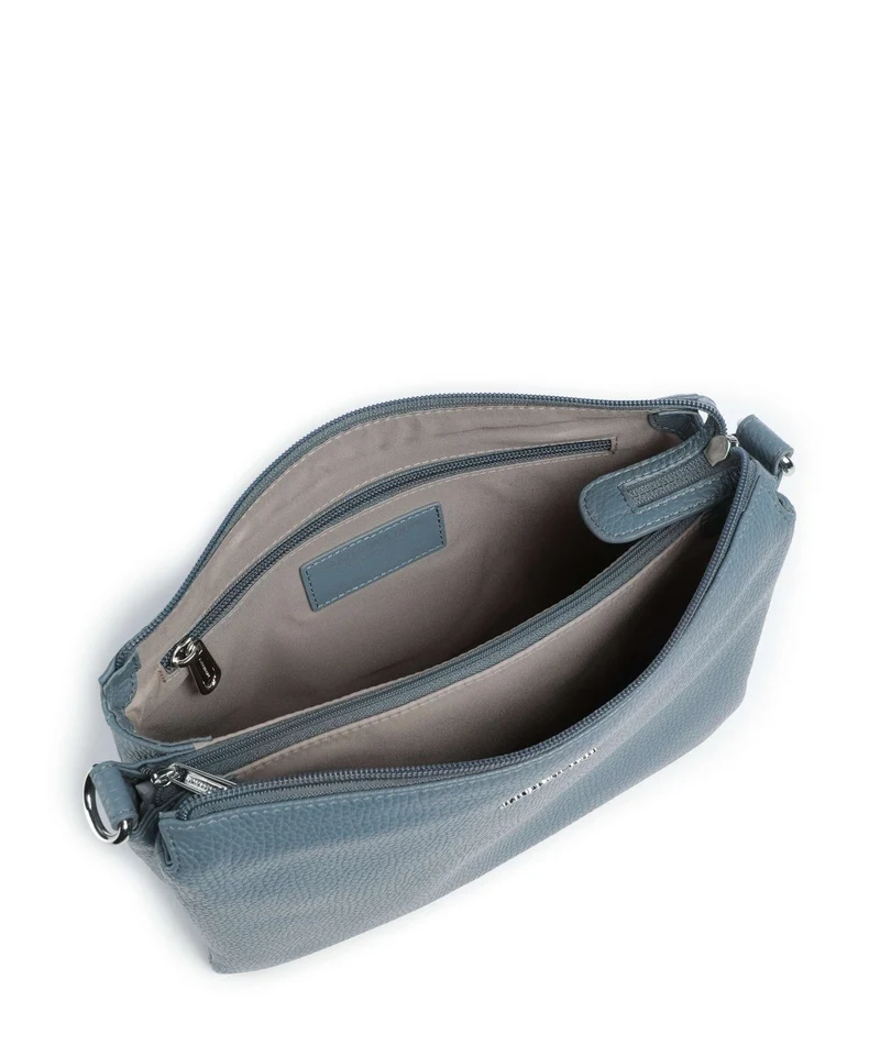 Mandarina Duck Mellow Leather Sac bandoulière iron