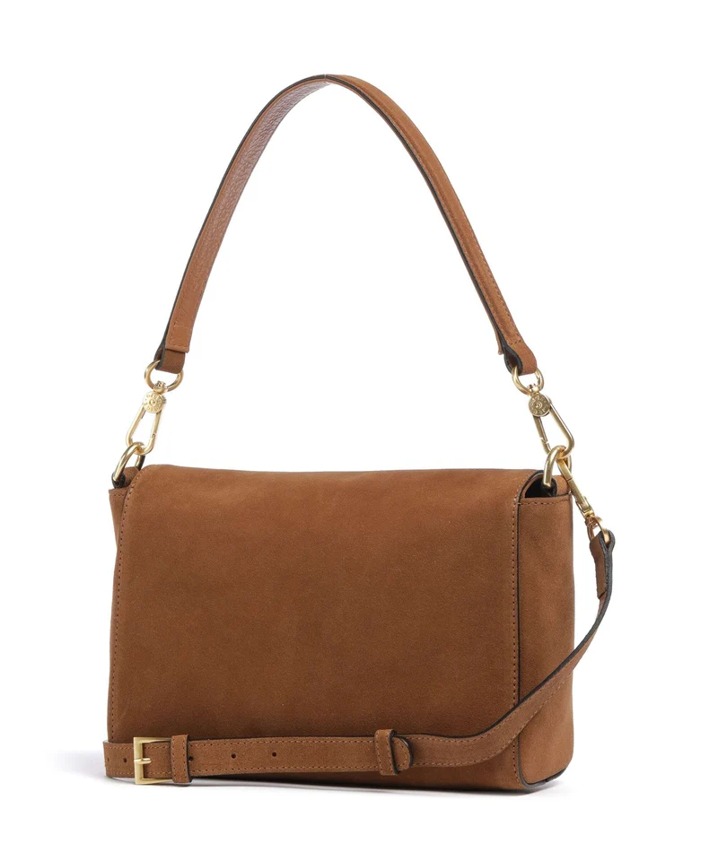 Abro Suede Temi Sac porté épaule cuoio