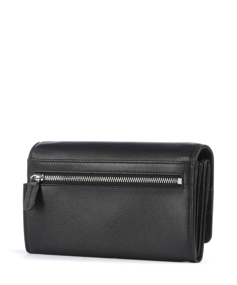 Braun Büffel Golf Portefeuille schwarz