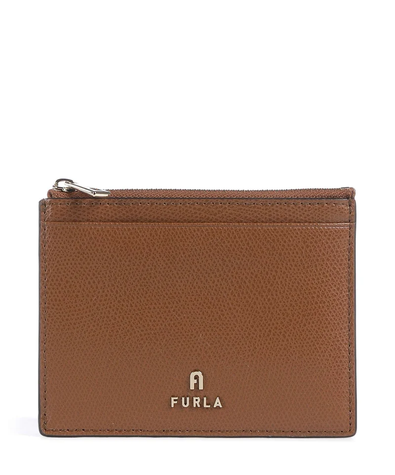 Furla Camelia L Étui à cartes crédit cognac
