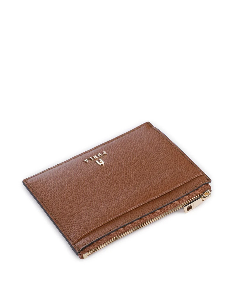 Furla Camelia L Étui à cartes crédit cognac