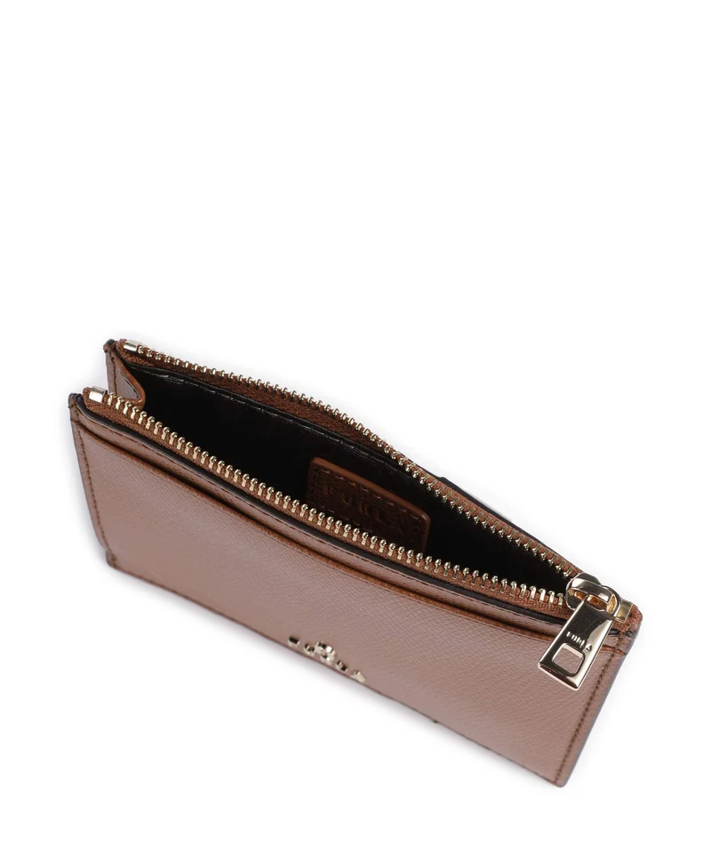 Furla Camelia L Étui à cartes crédit cognac