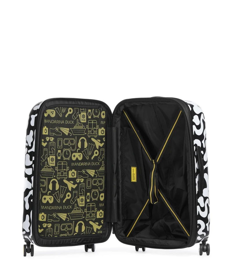 Mandarina Duck Logoduck+ Moire Valise 4 roues moire