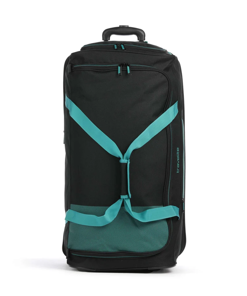 Travelite Basics Sac de voyage à roulettes schwarz/petrol