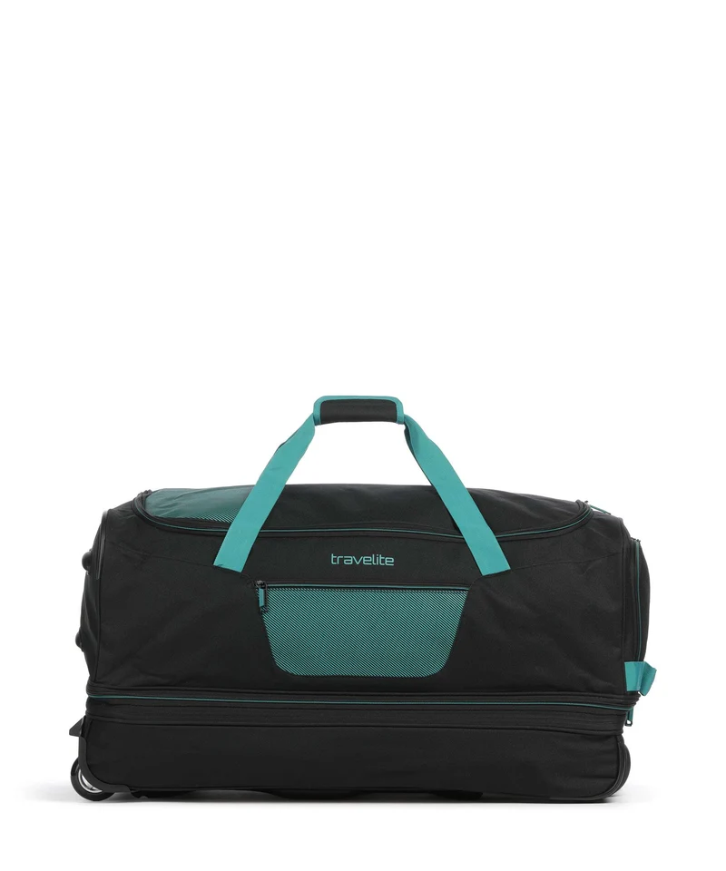 Travelite Basics Sac de voyage à roulettes schwarz/petrol