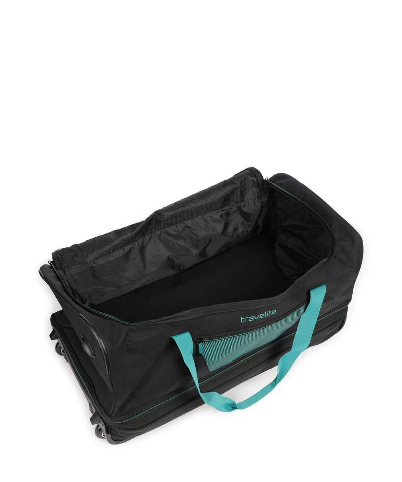 Travelite Basics Sac de voyage à roulettes schwarz/petrol
